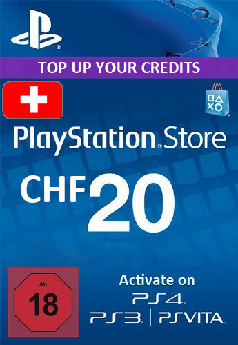 Playstation Network (PSN) Card 20 CHF (Switzerland) cd key