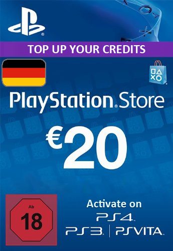 Playstation Network (PSN) Card €20 Euro (Germany) cd key
