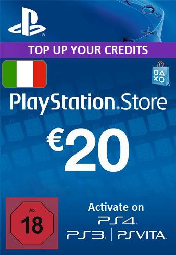Playstation Network (PSN) Card €20 Euro (Italy) cd key