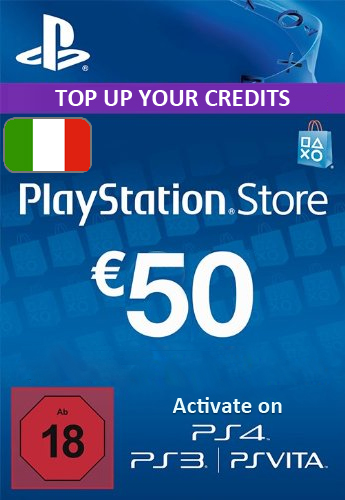 Playstation Network (PSN) Card €50 Euro (Italy) cd key